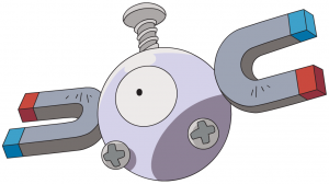 Magnemite - Electric? Nah, I've always been ElectricSteel and I'll thank you to not point out the problems that inherently brings when fighting a water type.